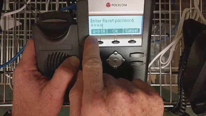 Как сбросить пароль Polycom 335 до заводских настроек по умолчанию