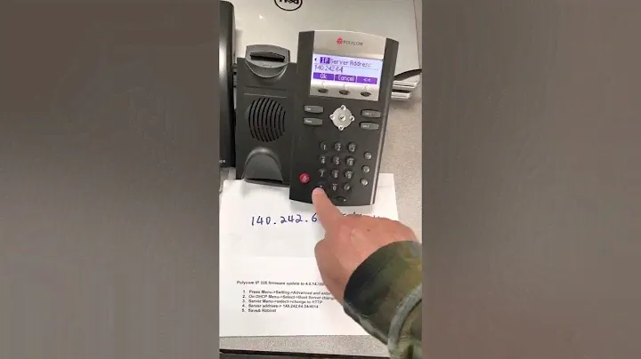 Polycom IP 335 firmware update to 4.0.14.1580