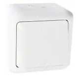 Выключатель кнопочный Legrand Quteo 782305 IP 44 без фиксации белый-0